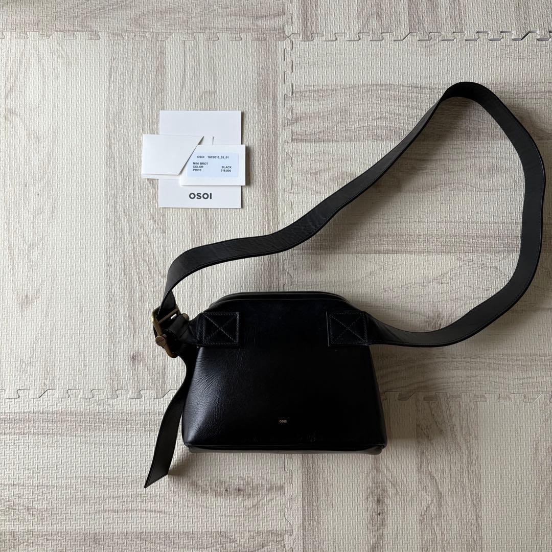 金ロゴ❗️】希少 osoi オソイ Mini Brot ショルダーバッグ - メルカリ