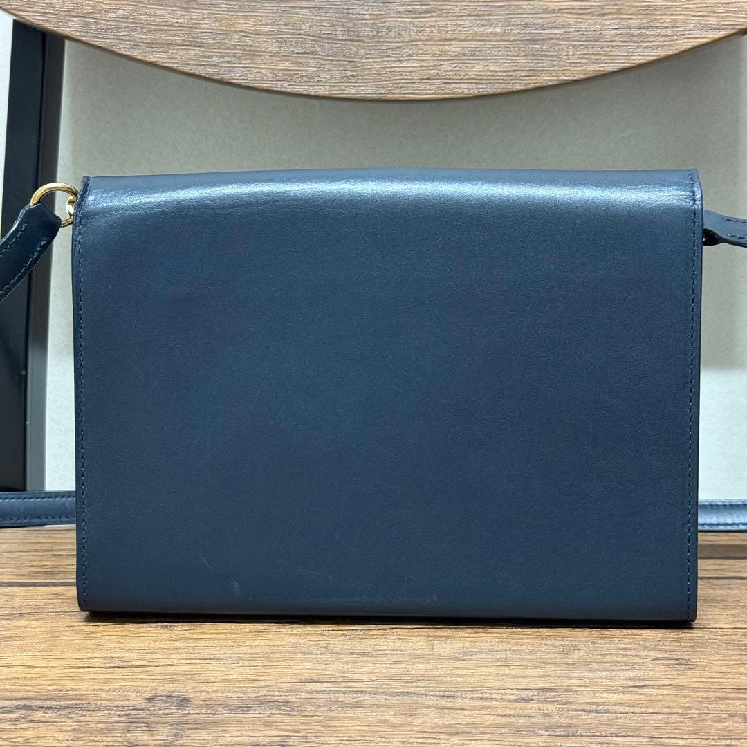 希少！RSVP GOLDEN EYES スムースカーフスキンショルダー ネイビー