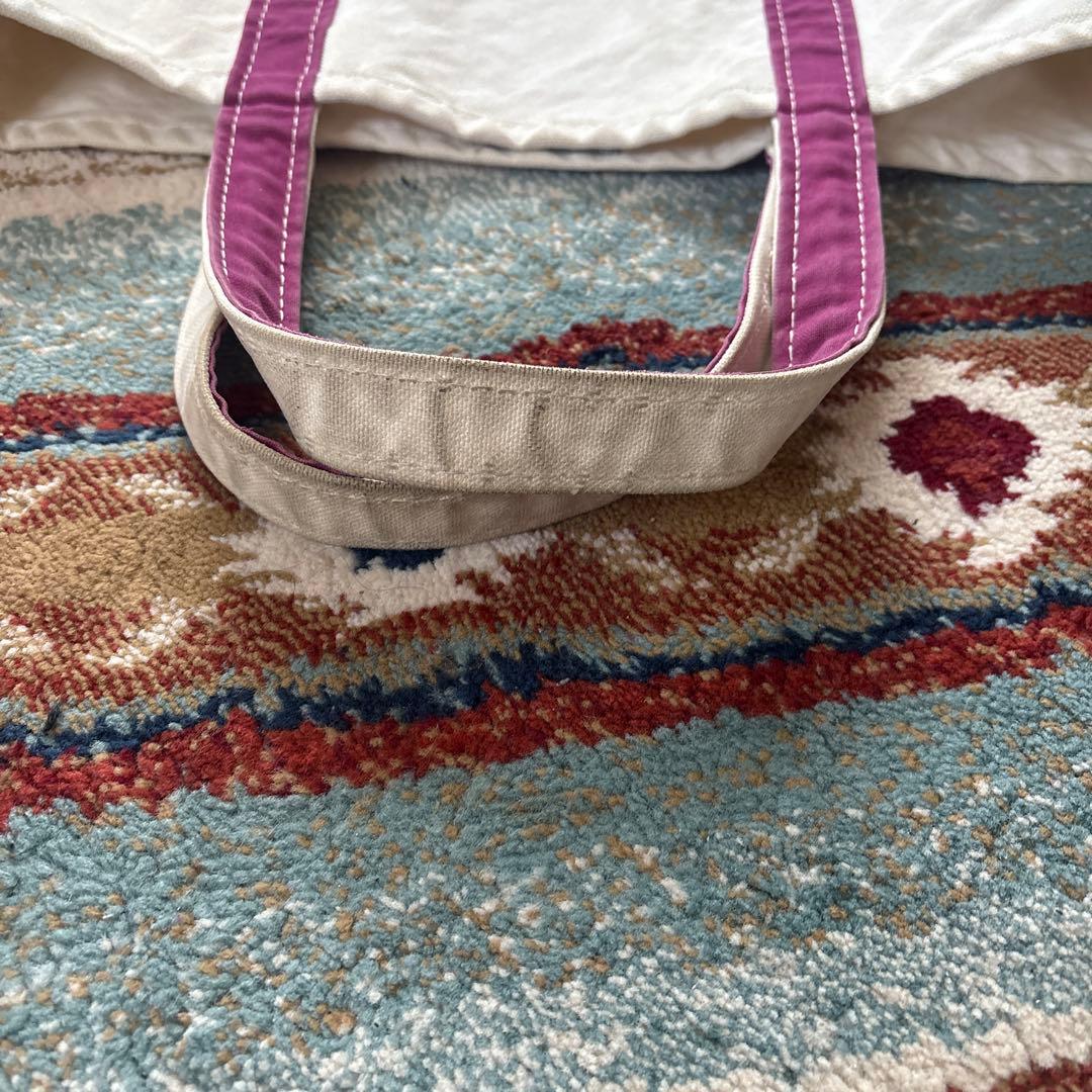 椰*木様 90s usa製　L.L.Bean トートバッグ パープル