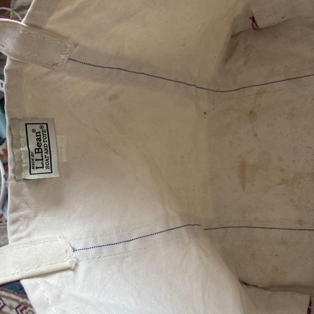 椰*木様 90s usa製　L.L.Bean トートバッグ パープル