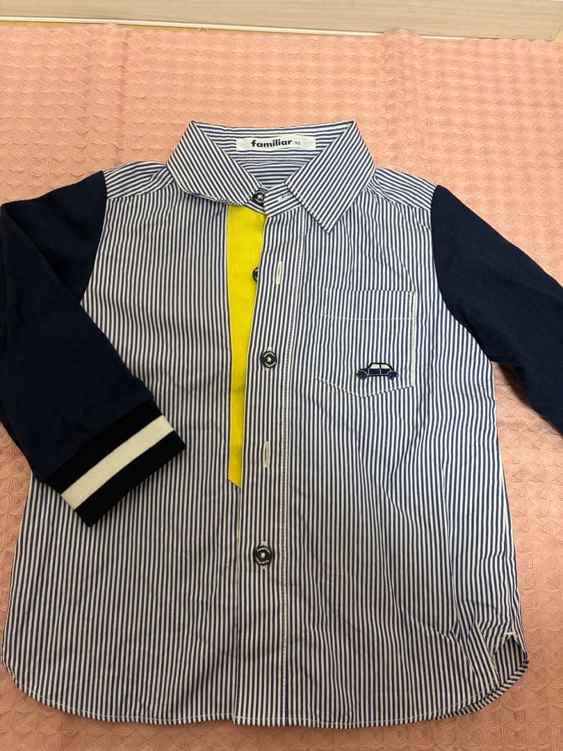 familiar ストライプシャツ 90 - メルカリ