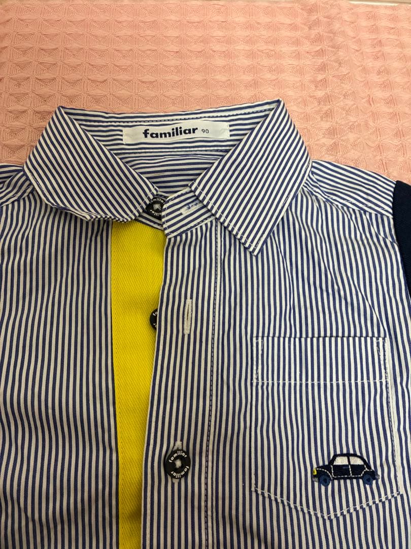 familiar ストライプシャツ 90 - メルカリ
