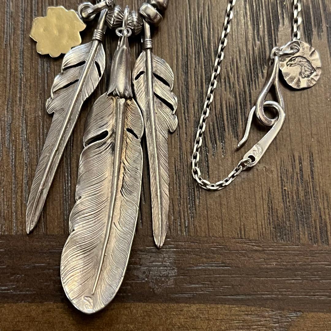 LARRY SMITH ラリースミス フェザーネックレスセット - メルカリ