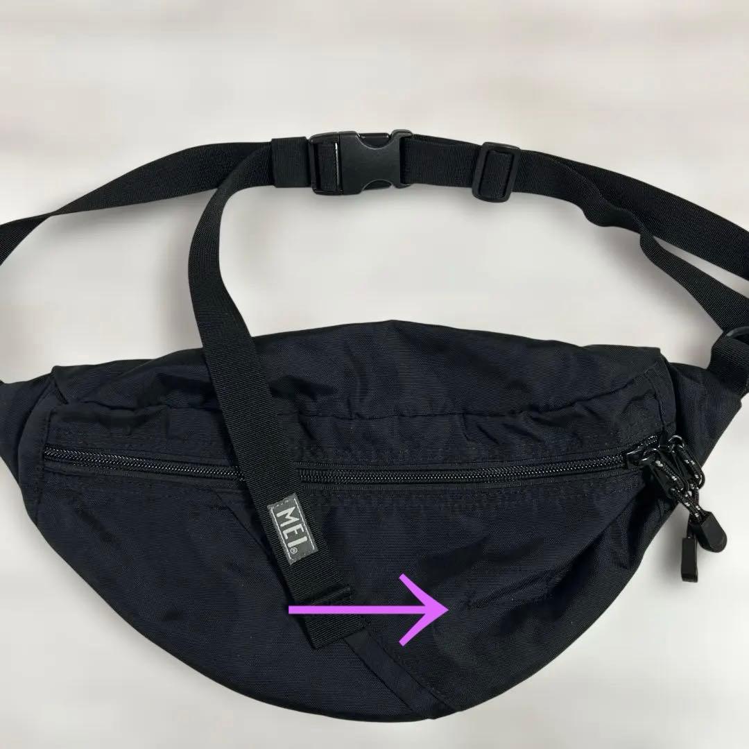 MEI ブラック ボディバッグ - メルカリ