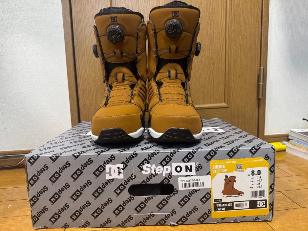 DC Judge Step On ブーツ 8.0 ブラウン DC SHOES（ディーシーシューズ） 日本正規品 スノーボード ブーツ