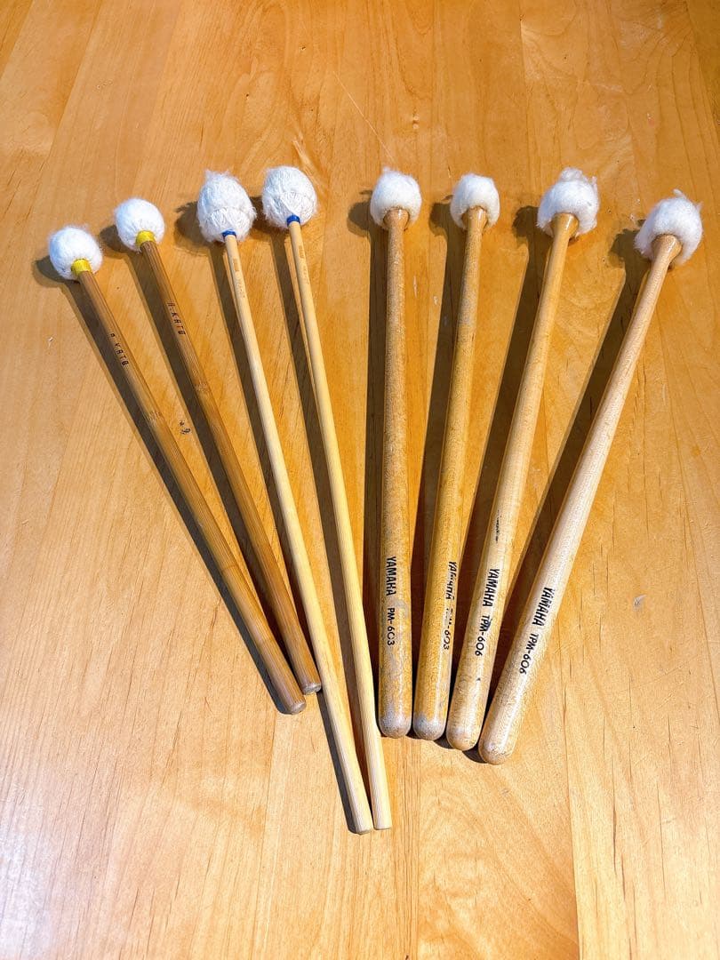 KATOティンパニマリンバマレット 計8本セット KATO.B.K. ティンパニマレット モデルゼーガース Model Seegers 8 BACH