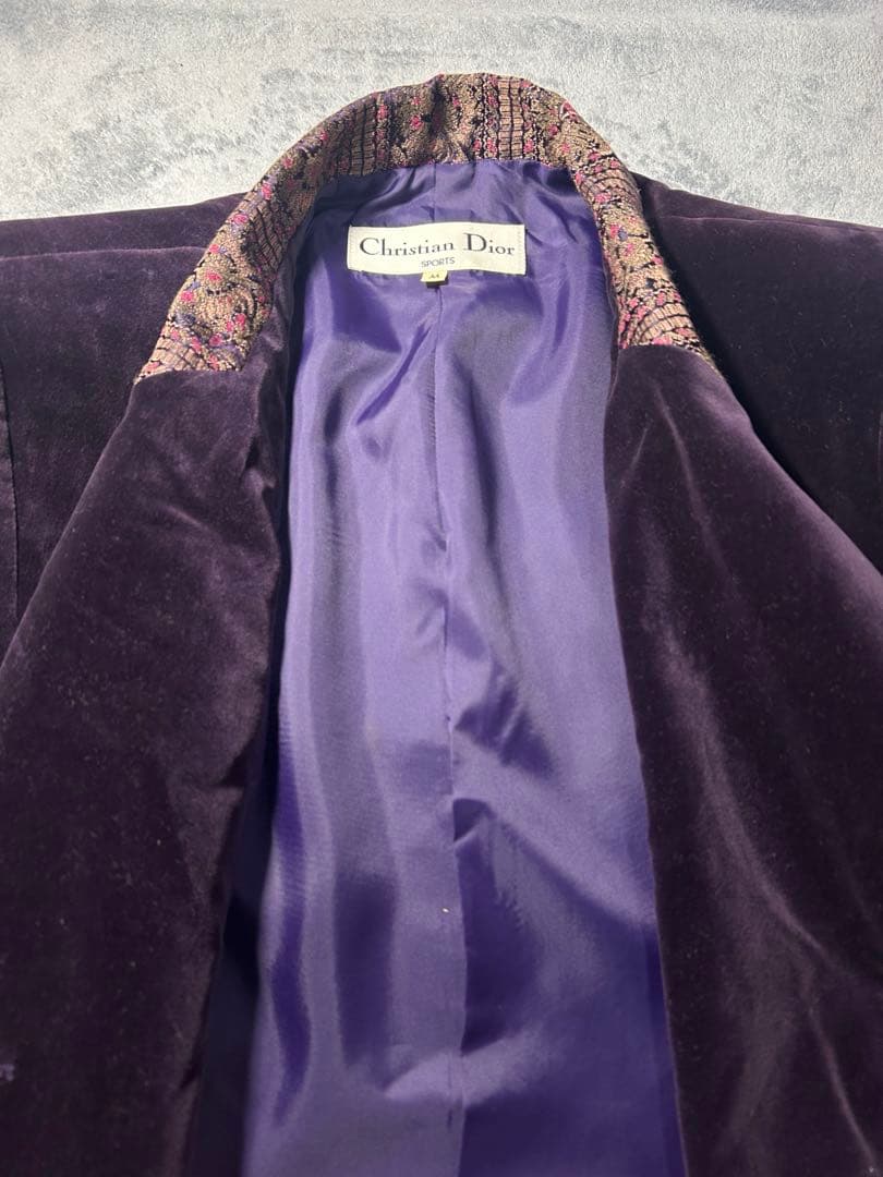 クリスチャンディオールスポーツのジャケット 紫色 サイズM 新品未使用