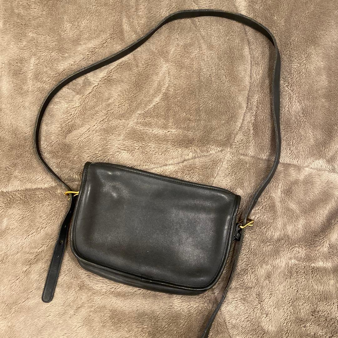 Vintage OLD COACH ショルダーバッグ オールドCOACH ショルダーバッグ 本革 赤色 USA製
