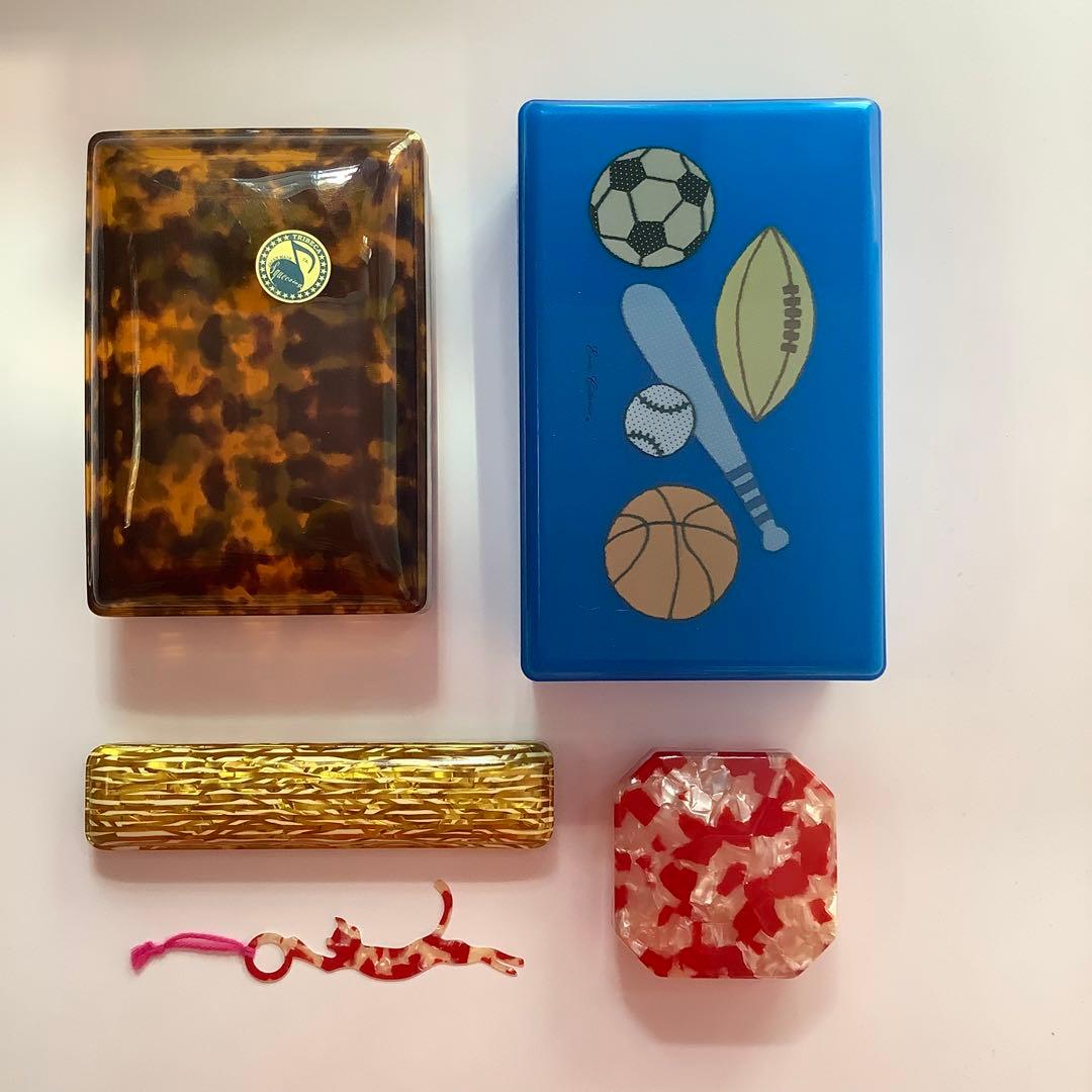 セルロイド　裁縫箱　ケース　小物入れ　カツシカセルロイド　昭和レトロ メーカー廃番】セルロイド 八角ケース/小物入れ（）のインターネット