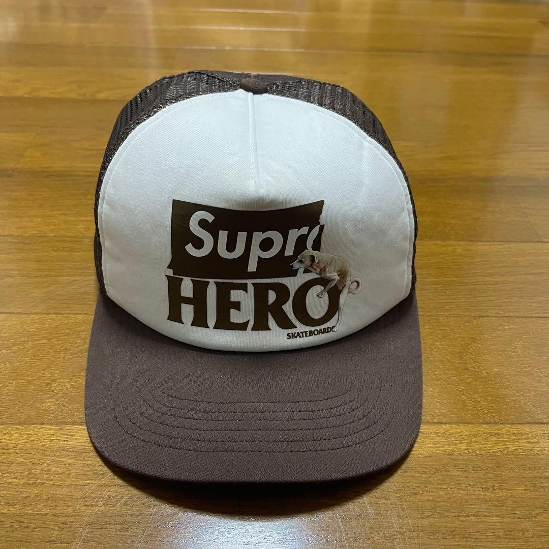 Supremeシュプリームanti hero meshcap アンタイヒーロー - メルカリ