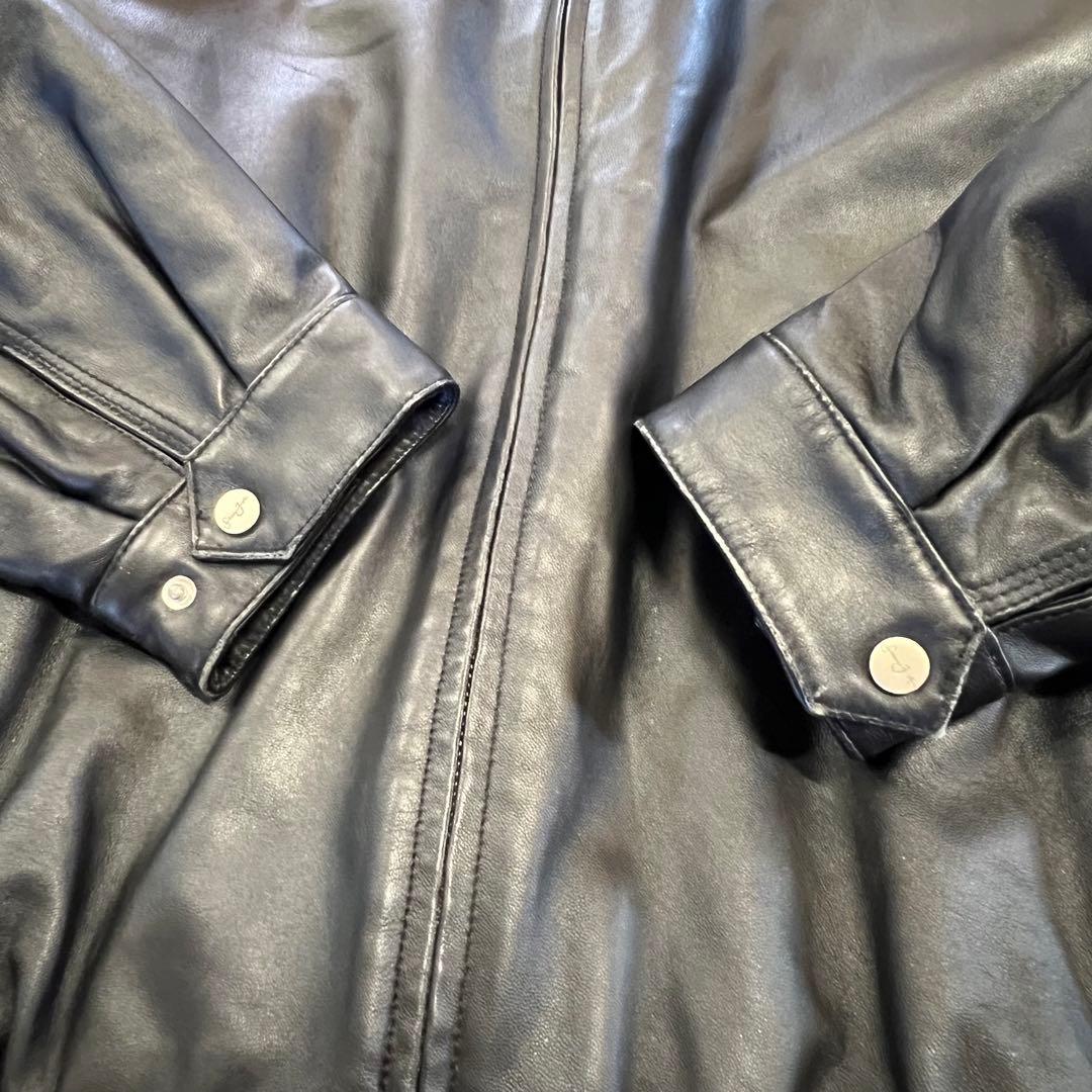 Y2K SEAN JOHN（ショーンジョン）レザージャケット/XXL/ブラック