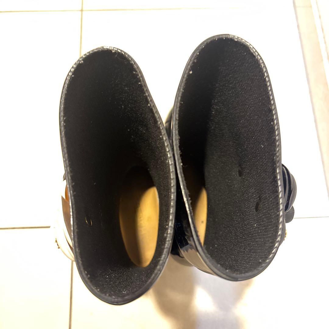 CHANEL シャネル　カメリア　レインブーツ