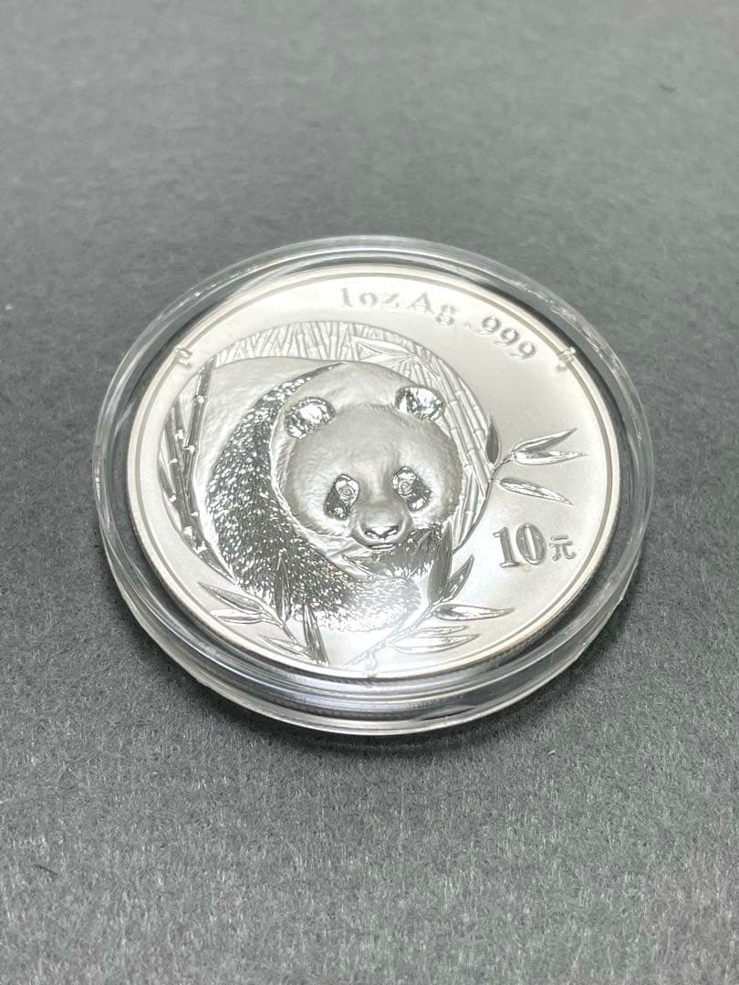 2003年】中国 パンダ銀貨 1オンス 純銀 .999 10元 記念硬貨 - メルカリ