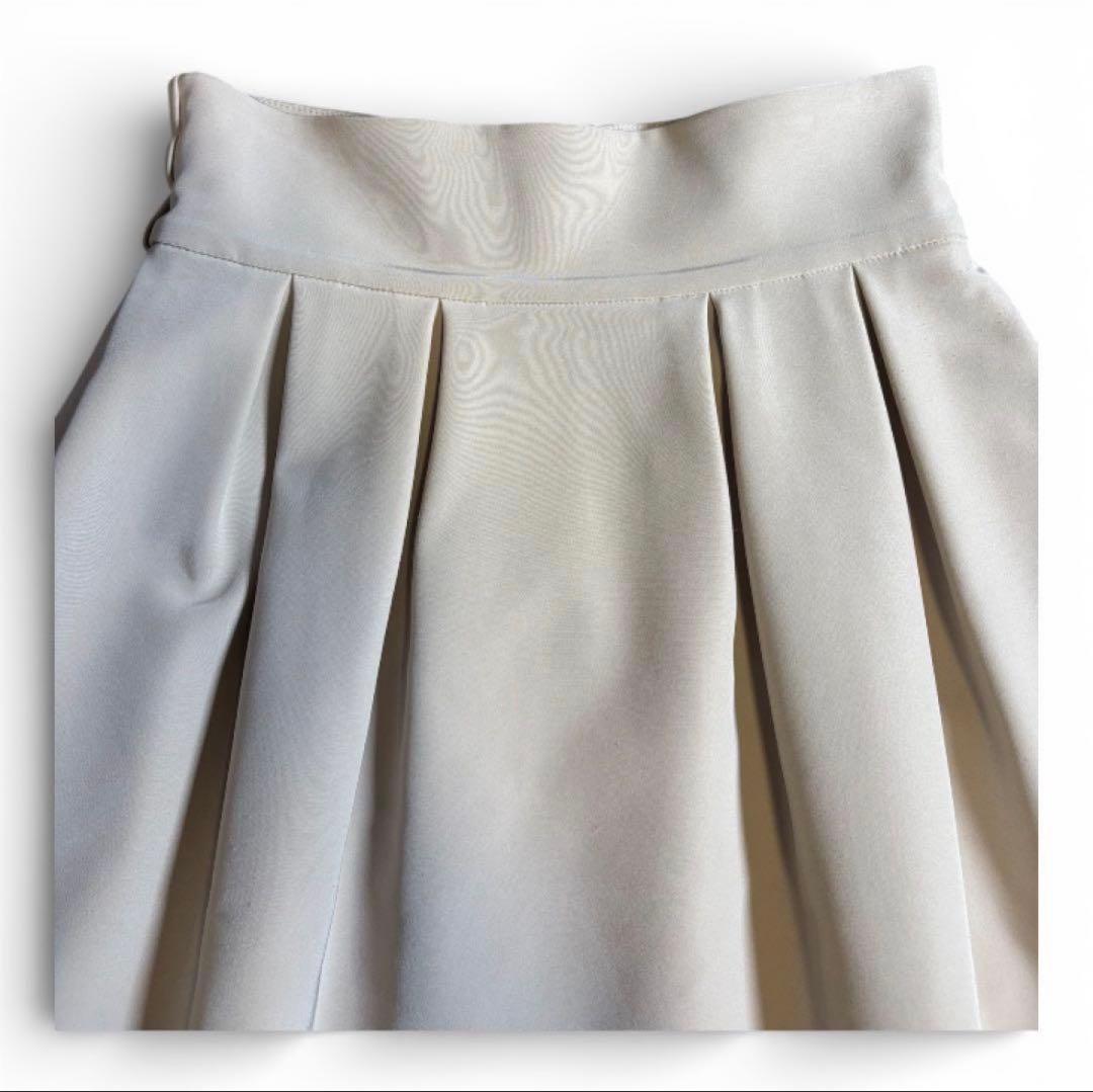 FOXEY NEWYORK フォクシーニューヨーク 膝丈スカート ベージュ 40