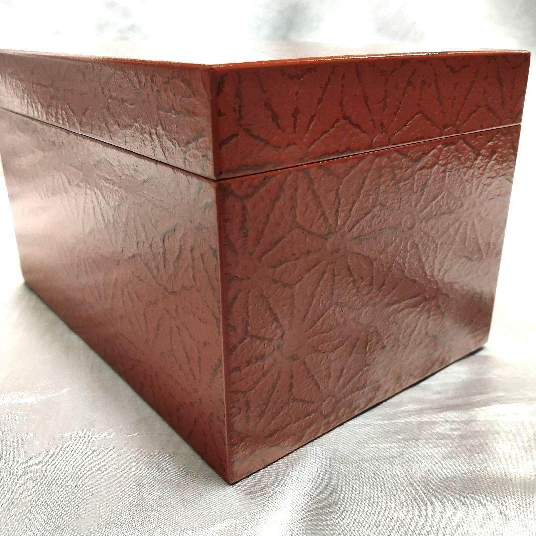 裏千家 茶道具 利休茶箱 新一閑 朱 麻ノ葉 - メルカリ