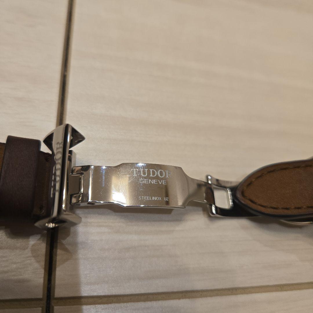 TUDOR BB58 純正 バックル レザーベルト(スモール) セット - メルカリ