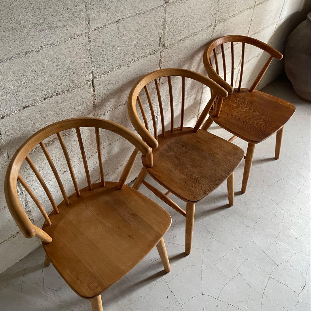 arinamin 様専用③ KASHIWA 柏木工 ウィンザーチェア オーク無垢