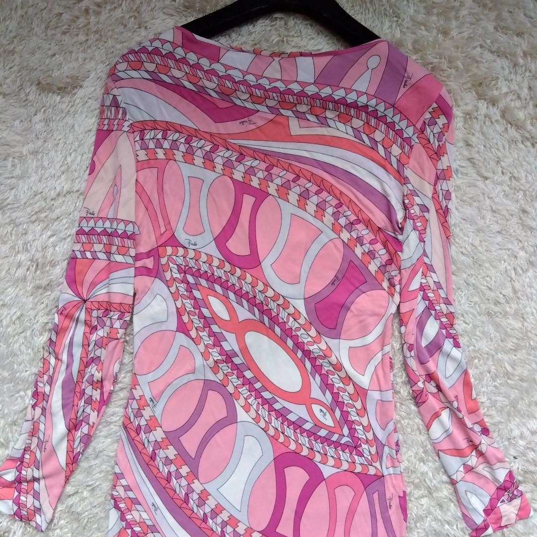 華麗♡エミリオプッチ ワンピース プッチ柄 ピンク PUCCI 36 - メルカリ