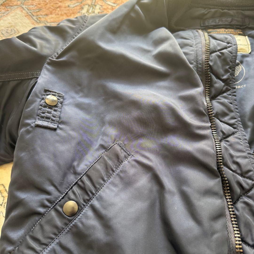 50s復刻 ALPHA B-15C mod フライトジャケット ネイビー 38 - メルカリ