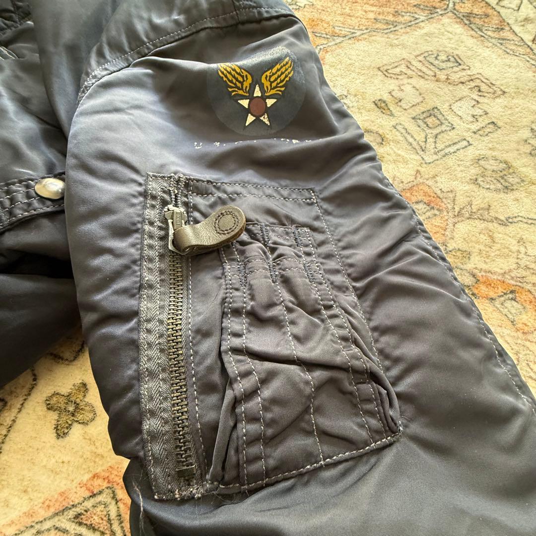 50s復刻 ALPHA B-15C mod フライトジャケット ネイビー 38 - メルカリ