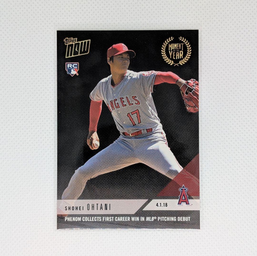 大谷翔平 RC 2018 Topps Now MLB 初勝利 ルーキーカード - メルカリ