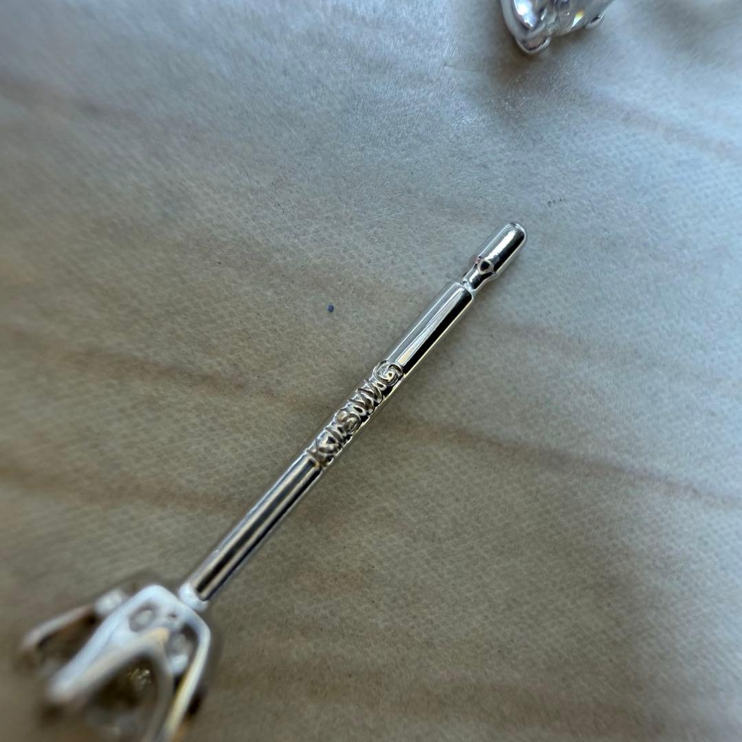 K18 ダイヤモンド　ピアス　0.06×2 0.16ct