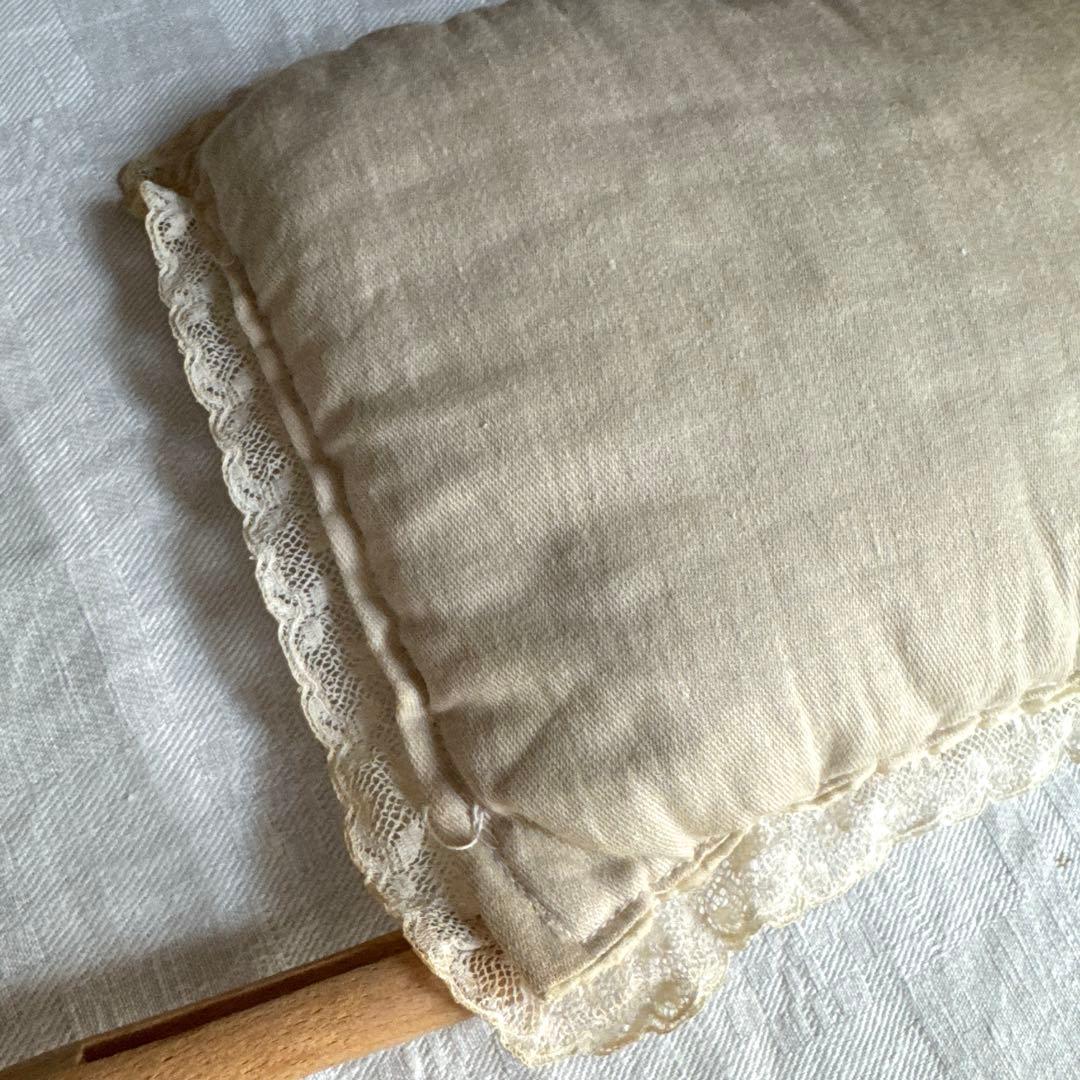 アンティークレースクッション ブドワールクッション フランス