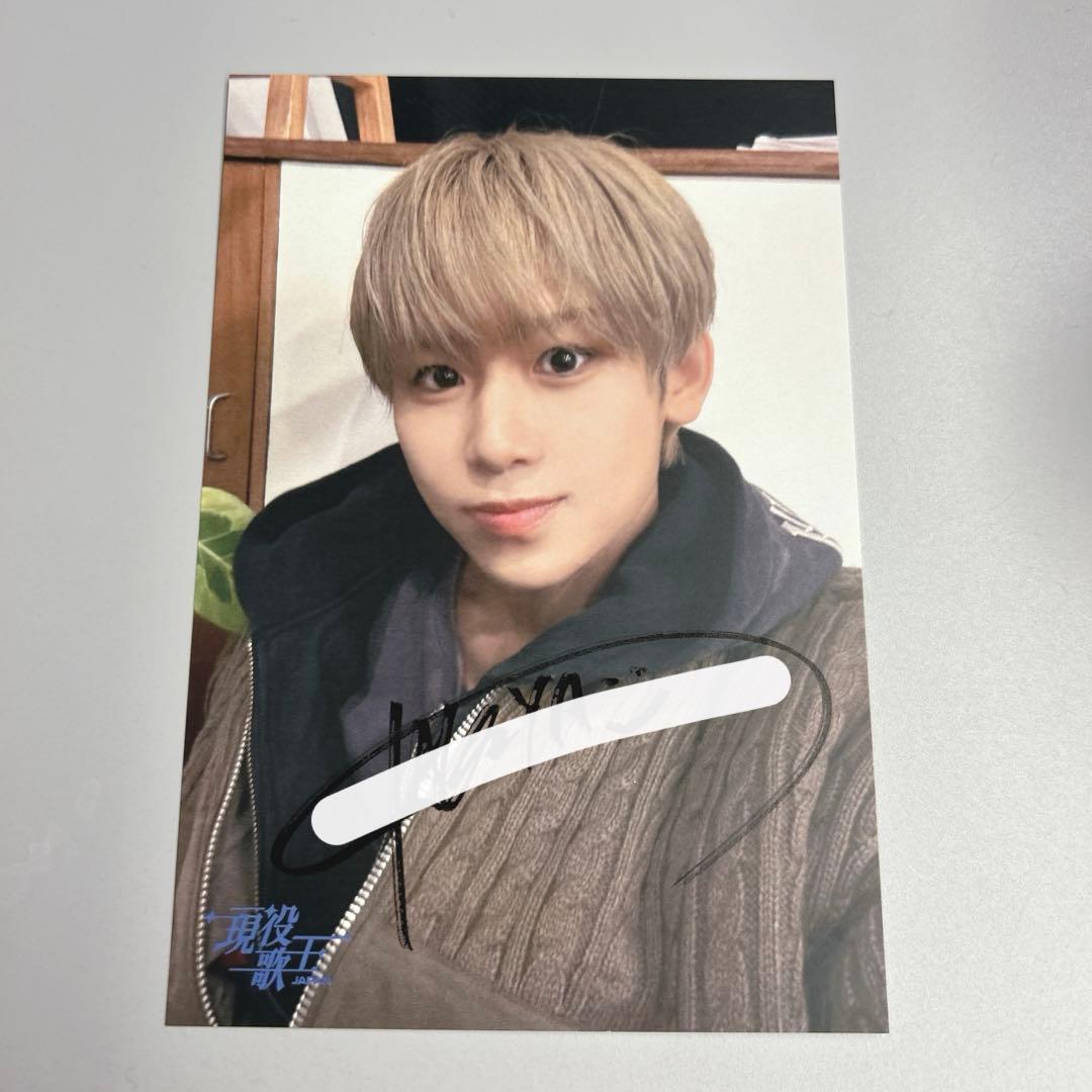 現役歌王JAPAN KaWang サイン入りポストカード TAKUYA - メルカリ