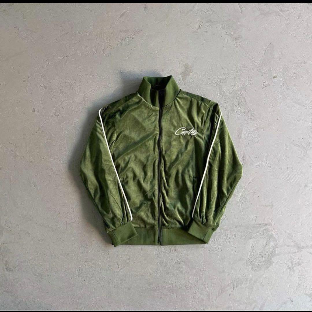 Corteiz Velour Tracksuit Green ベロア - メルカリ