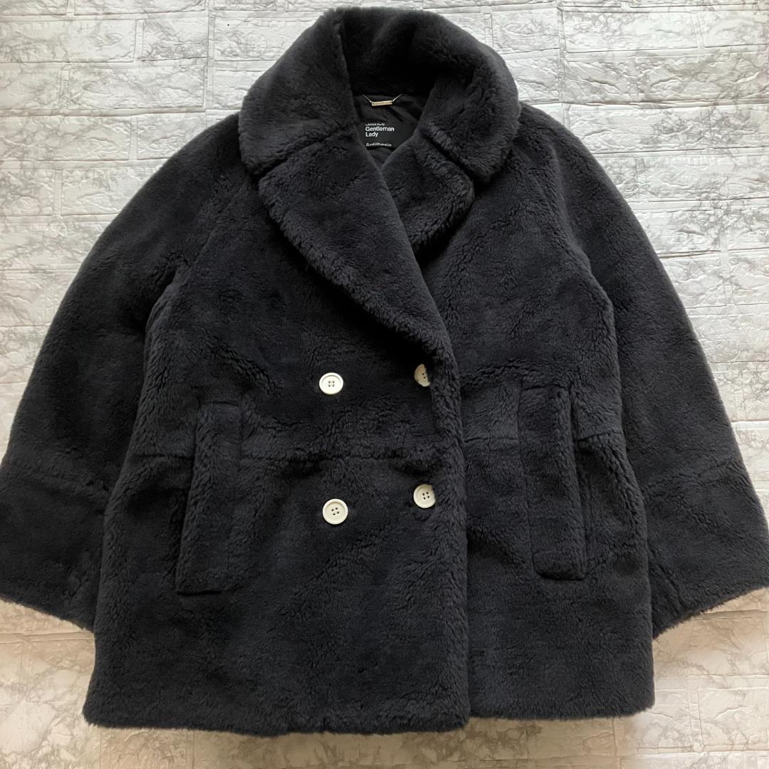 極美品◎23AW カオス ウールボアダブルコート スミクロ フリー - メルカリ