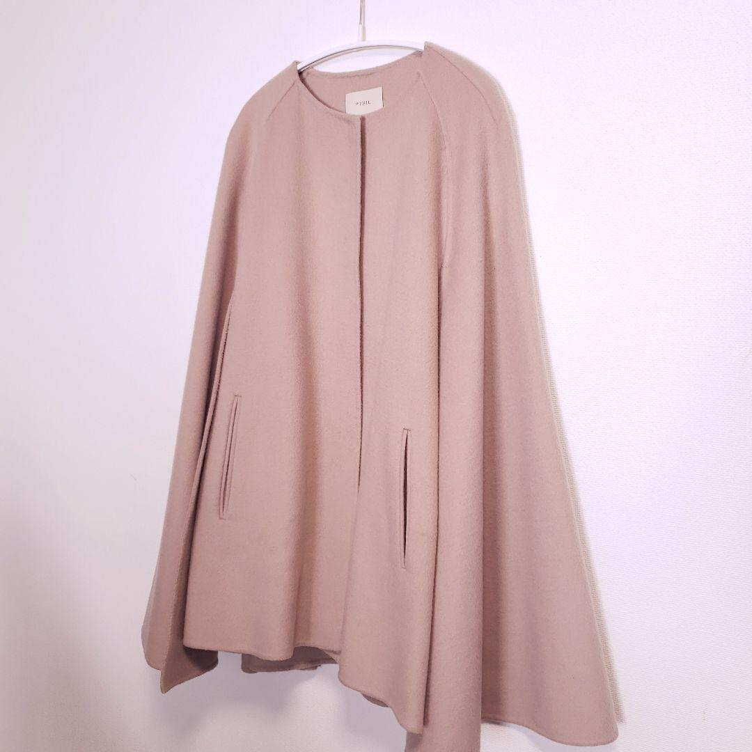 ラック☆ 新品タグ付き LE PHIL ライトリバーケープコート ベージュ