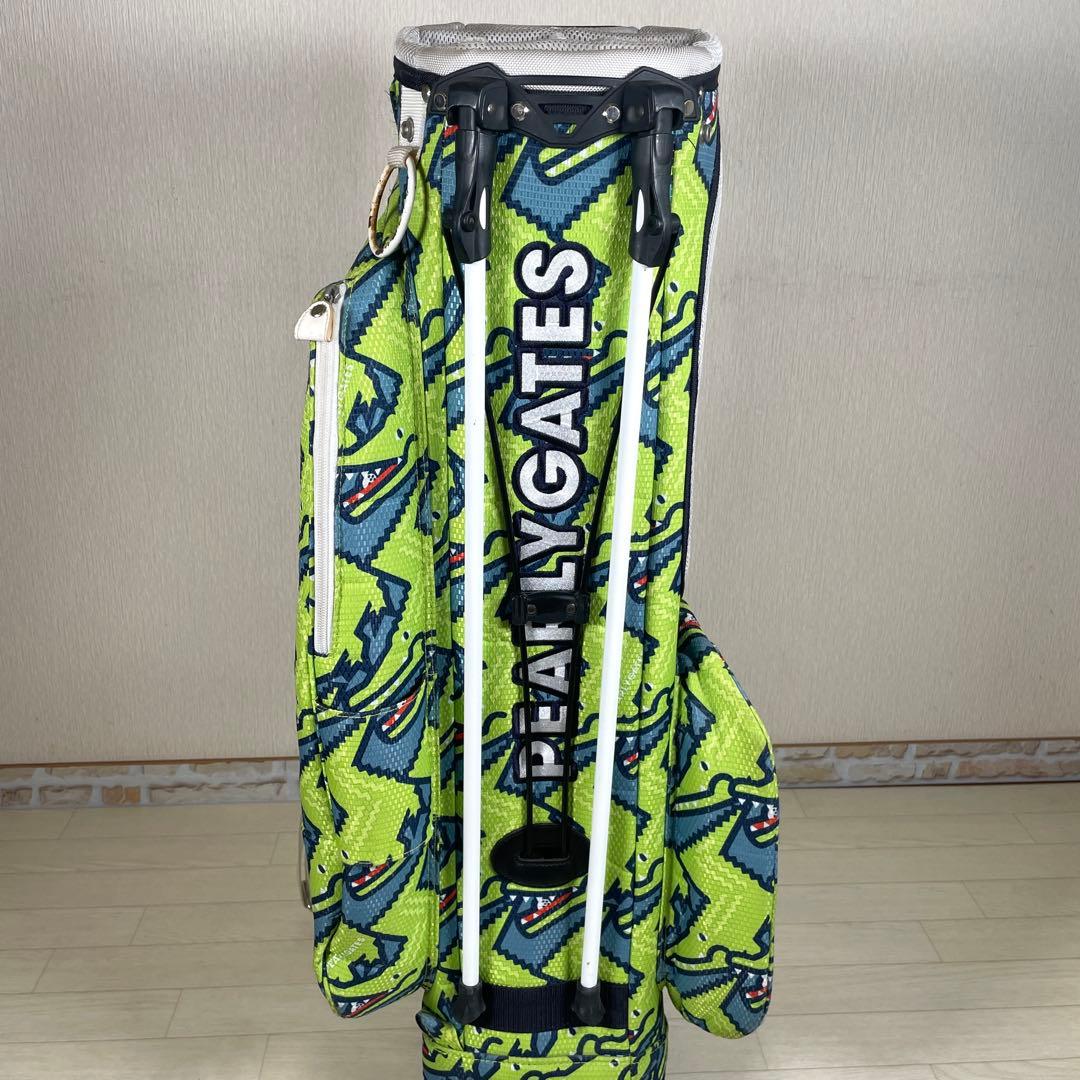 希少 パーリーゲイツ PEARLY GATES ワニ柄 キャディバッグ スタンド