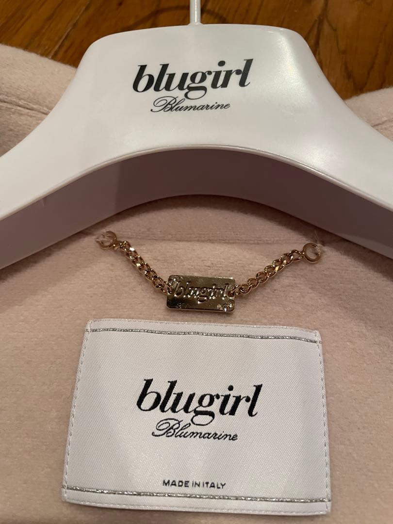 blugirlピンクベージュケープスタイルジャケット 40サイズ - メルカリ