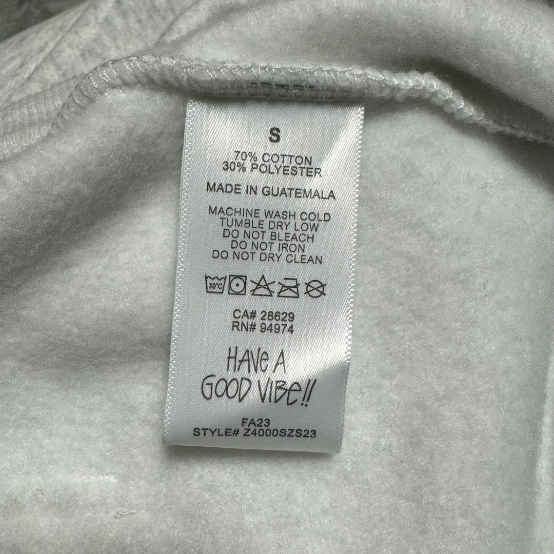 STUSSY ブロック スポーツ ジップフーディ グレー - メルカリ