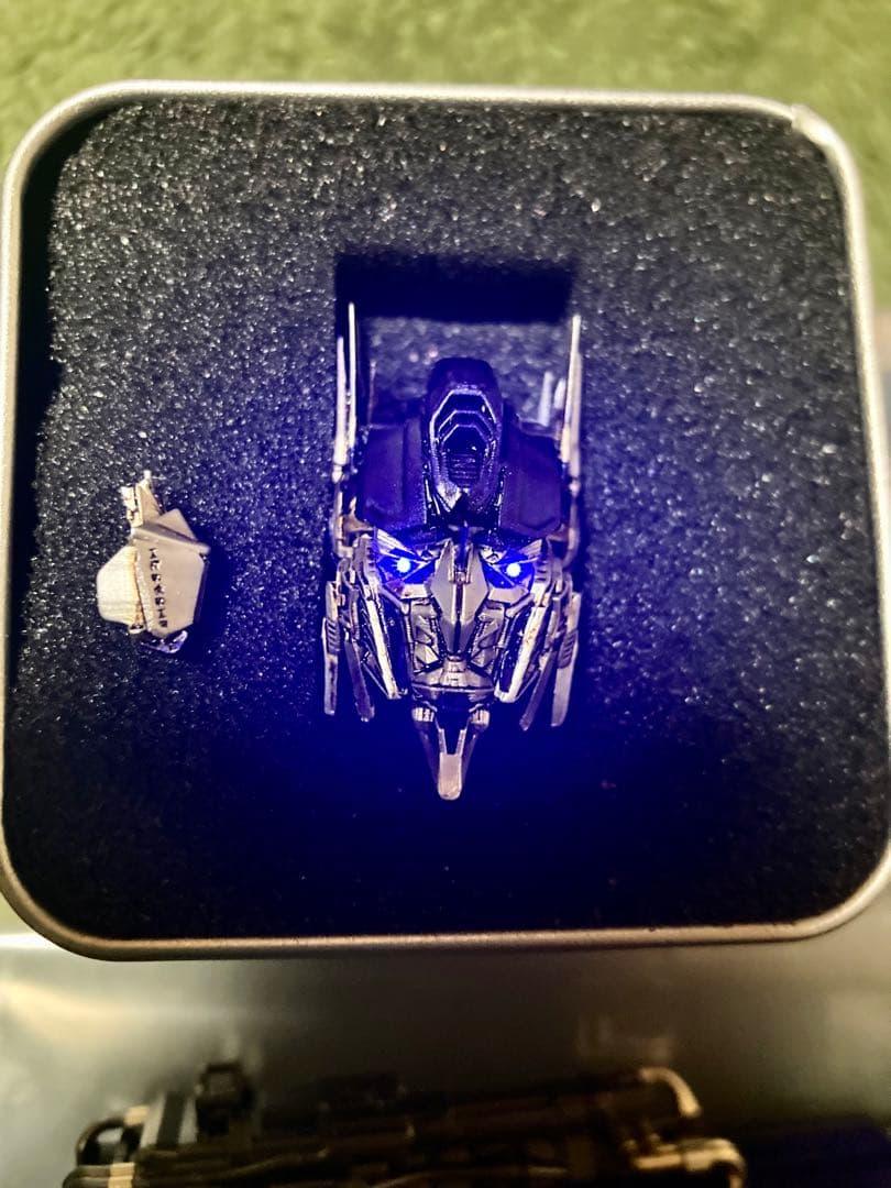 DLXオプティマスプライム用メガストライカー＋MPMスケール細密カスタムヘッド