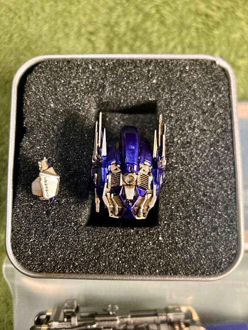 DLXオプティマスプライム用メガストライカー＋MPMスケール細密カスタムヘッド