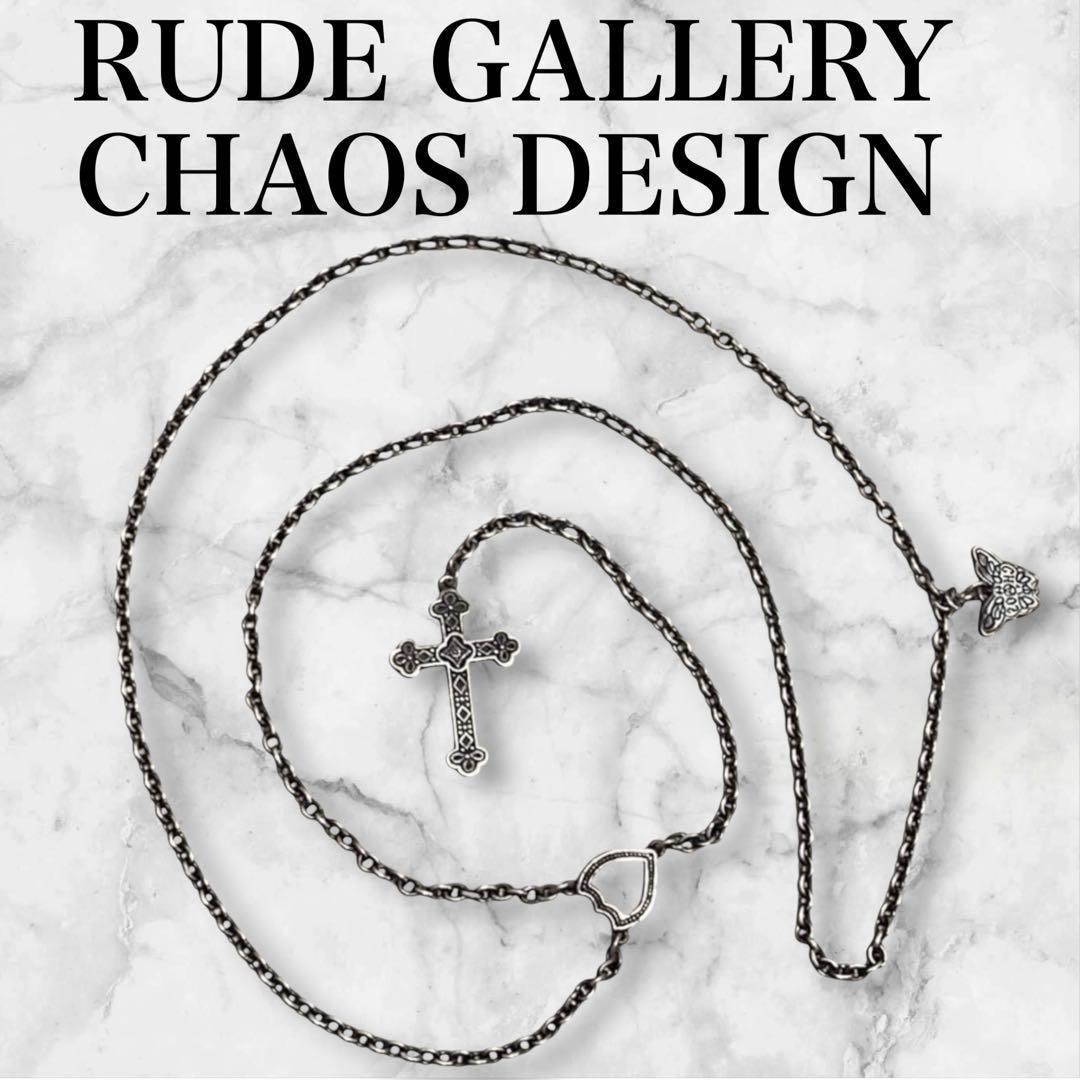 RUDE GALLERY CHAOS DESIGN クロスネックレス　ロゴマーク 楽天市場】RUDE GALLERY ルードギャラリー CHAOS DESIGN カオス