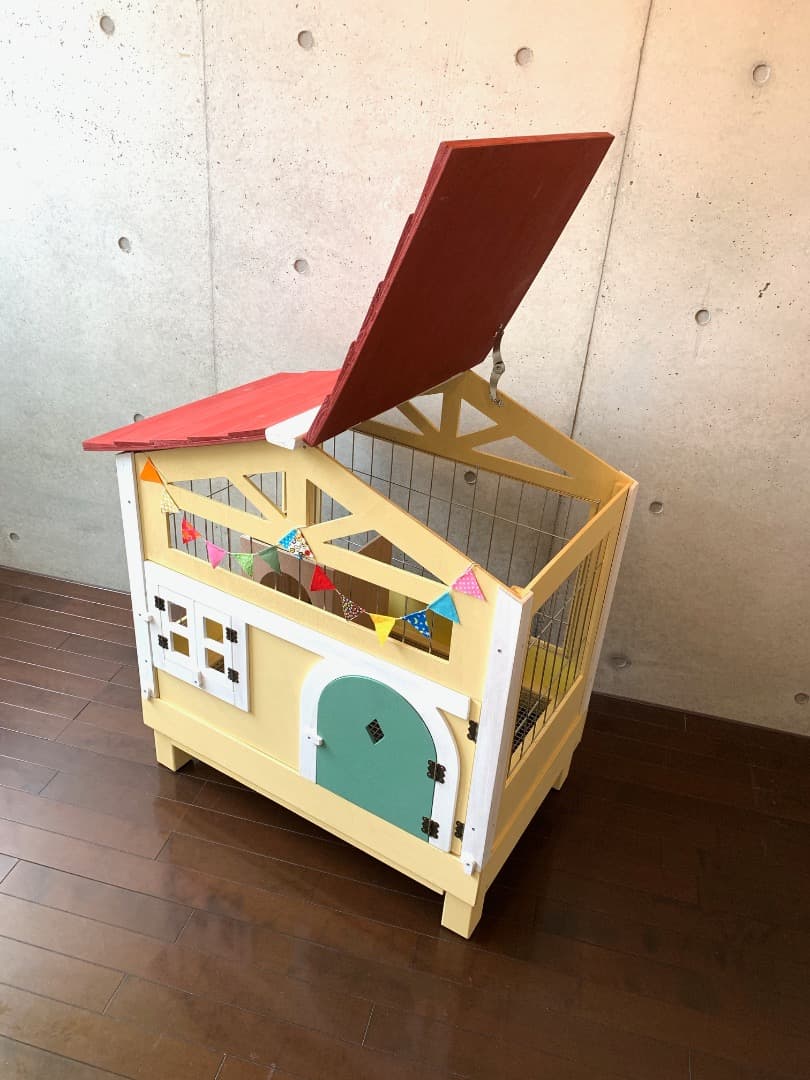 もちつき】壱番館 北欧デザインペットハウス うさぎ用ケージ - メルカリ