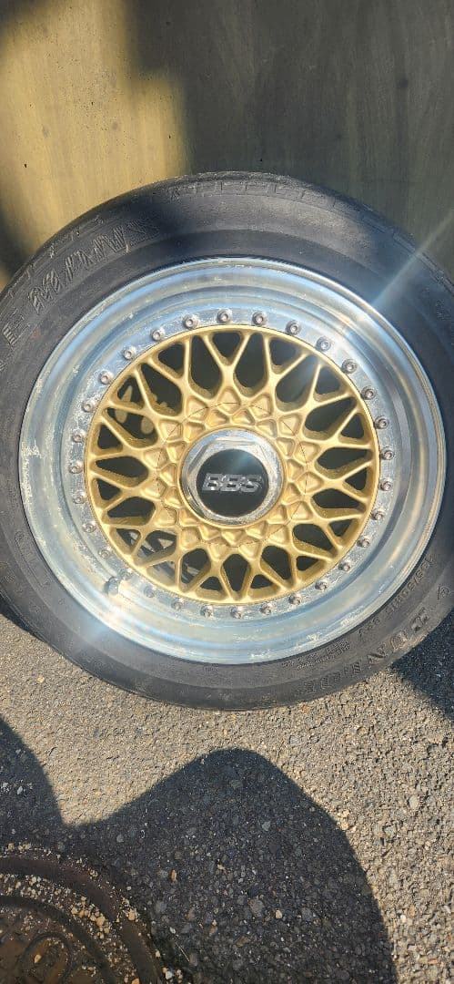 BBS-RS033 １５インチ　1本 Yahoo!オークション -「bbs rs033」の落札相場・落札価格