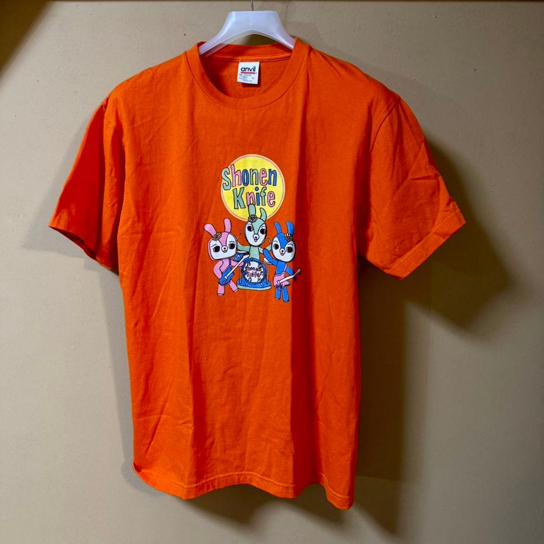 希少】Shonen Knife Tシャツ オレンジ セカオワ深瀬着用 - メルカリ