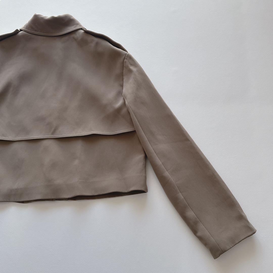 セオリー トレンチ　ジャケット　Dry Crepe Crop Trench W