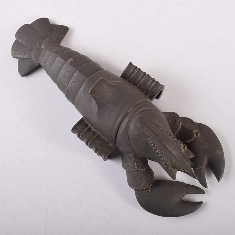 ブロンズ 海老 ロブスター 紙鎮 置物 在銘 約476g M R8551 - メルカリ