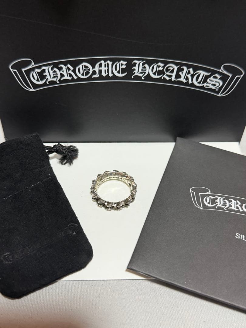 US8(17号)　クロムハーツ　エクストラファンシースモール　リング CHROME HEARTS（クロムハーツ） 指輪 メンズ エクストラファンシー