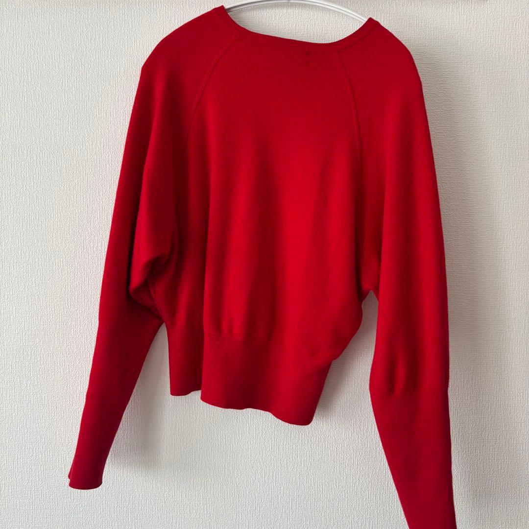 新品未使用】cabanコットンカシミヤボトルネックラグランスリーププル