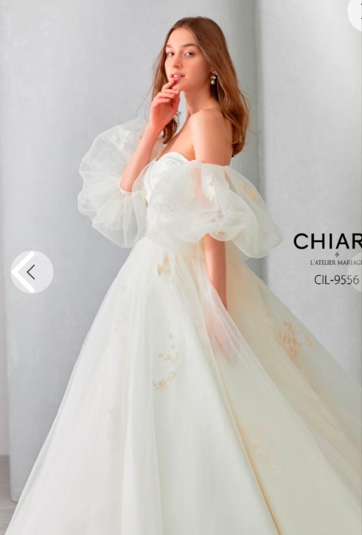 7号 CHIARA ウェディングドレス CIL-9556 ホワイト Aライン - メルカリ