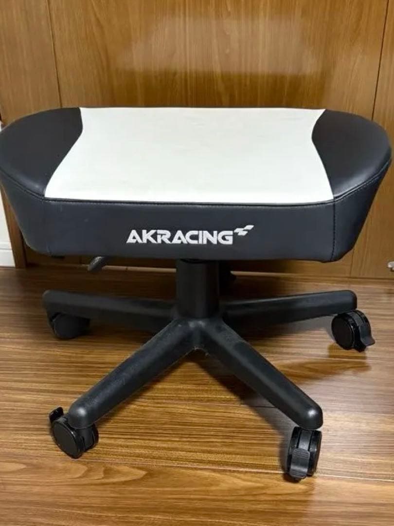 AKRacing ゲーミングチェア オットマン フットレスト ホワイト ブラック AKRacing公式直販ストア / オットマン