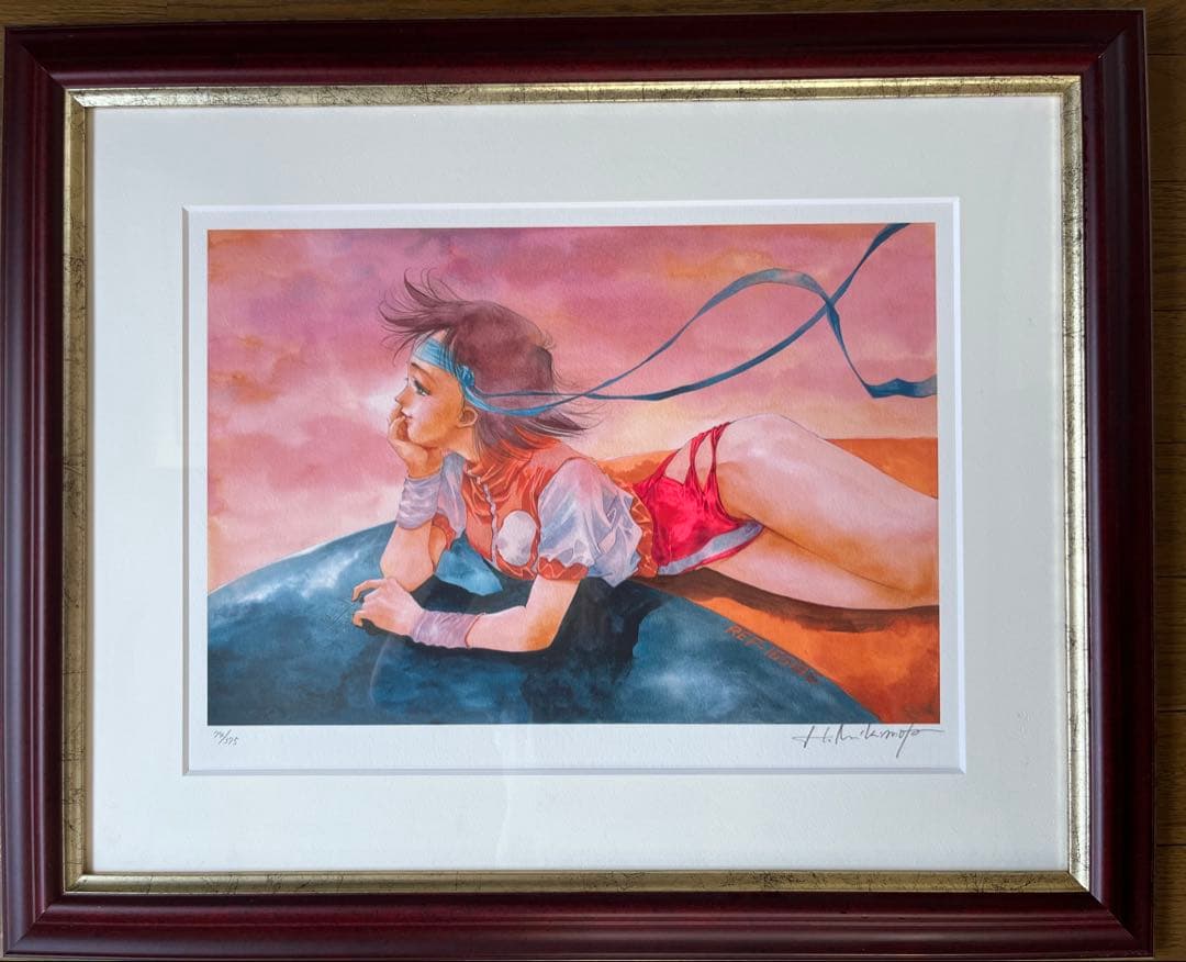 版画 74/375 REST MOMENT Kyoto: Cooling Off at Shijo (left); Kyoto: Sanjō Bridge (right