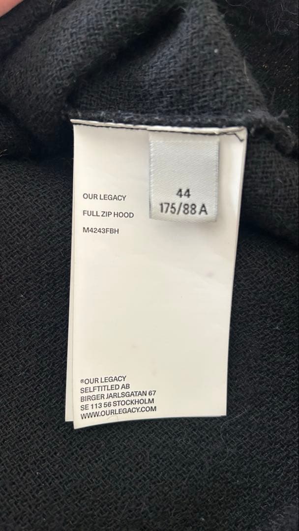 Our Lagacy 24aw モヘアフーディ /パーカー /44サイズ - メルカリ
