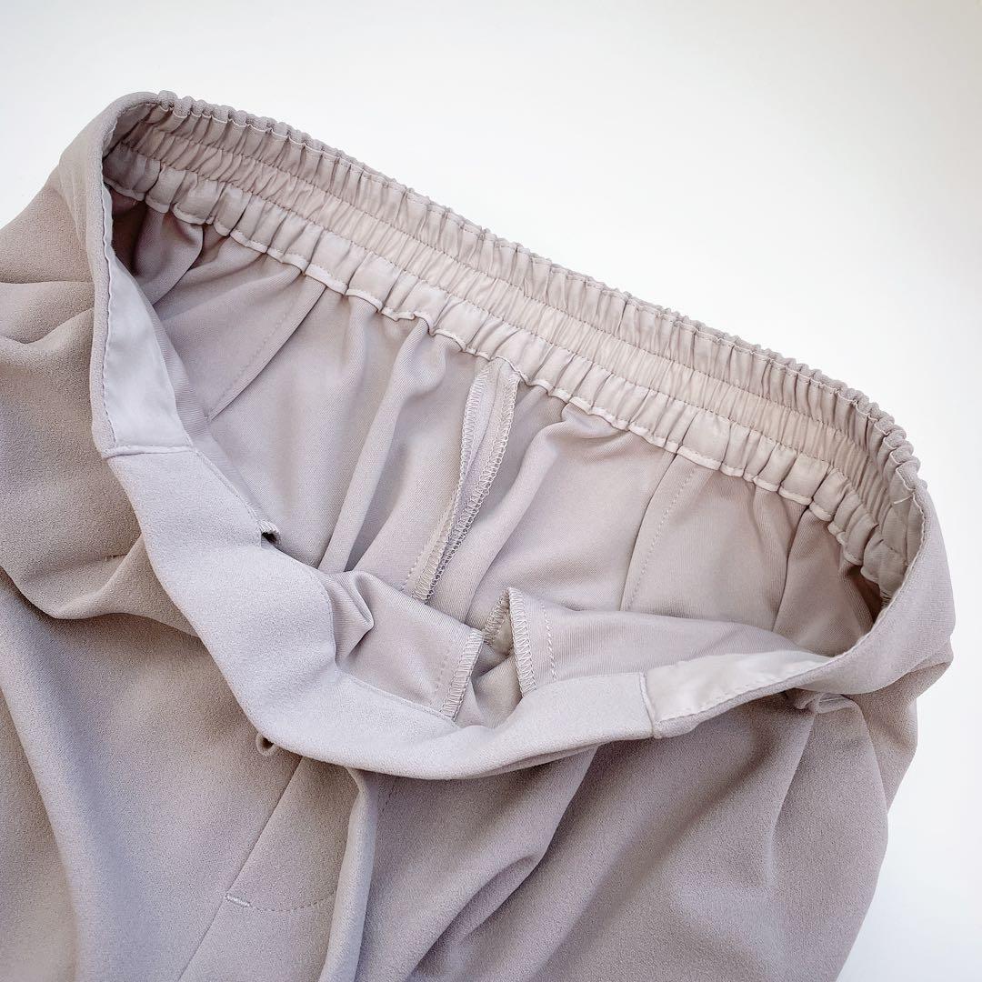 ホワイトジョーラ ワーママ スーツ カラーレス グレージュ 大きいサイズ 七五三