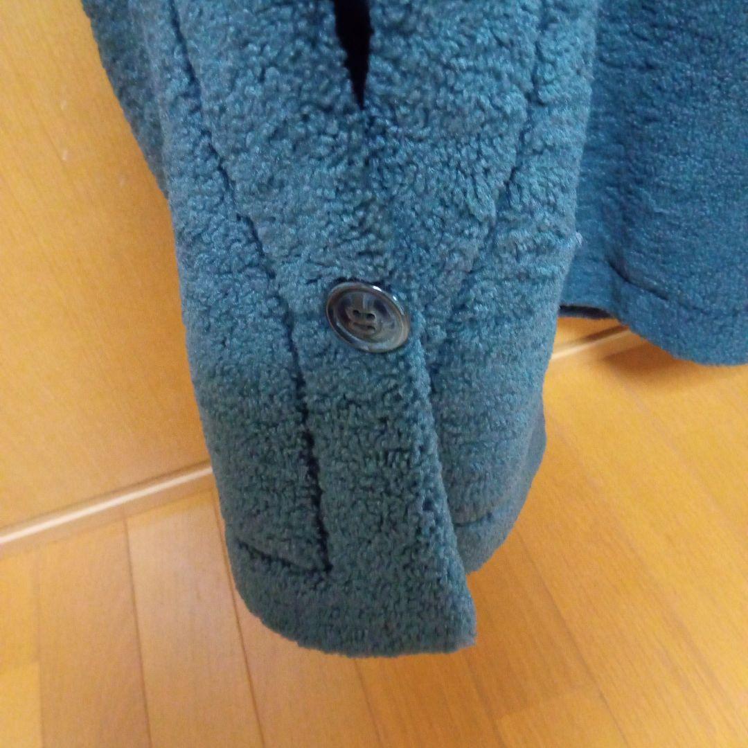 美品❢パシオーネ ボアショートコート ポンチョ テディベア - メルカリ